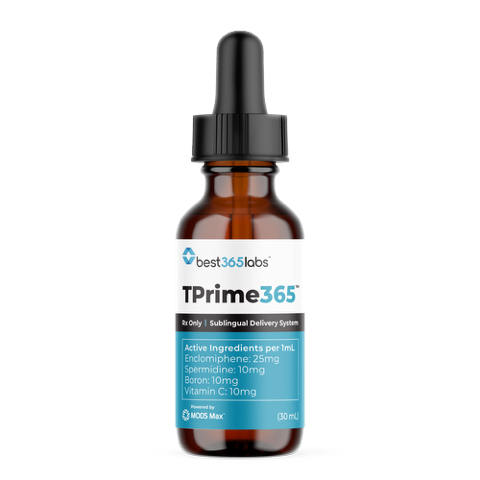 TPrime365 sublingual testosterone optimizer bottle